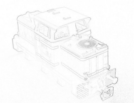 Osvětlení lokomotivy T334.024